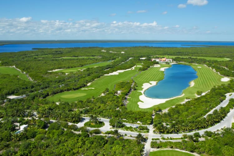 Playa Mujeres Golf Club aerial
